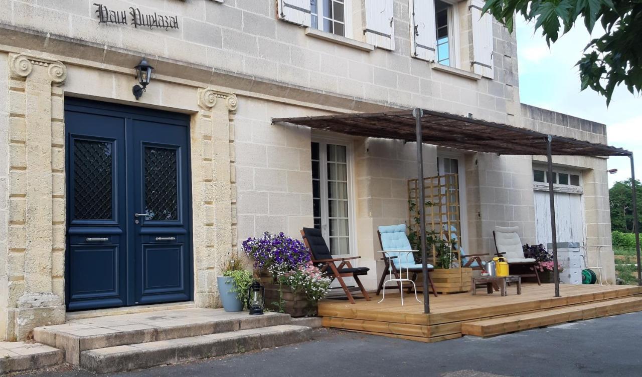 A L'Ombre De La Treille -Proche Saint-Emilion Bed & Breakfast Екстериор снимка